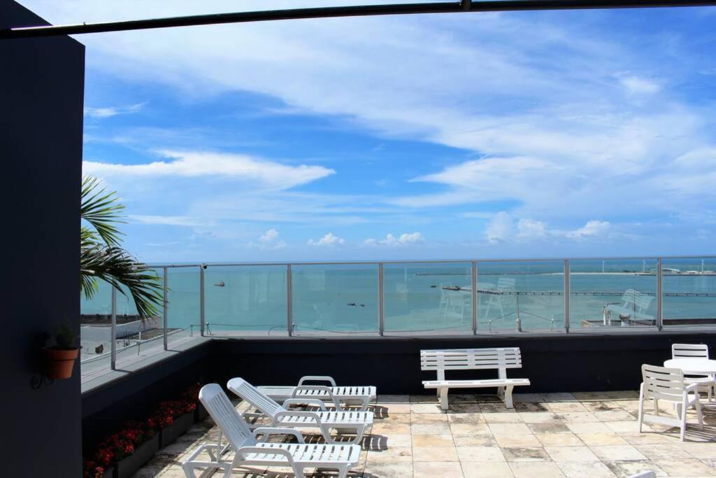 포르탈레자 13 Flat Beira Mar Com Energia, Vaga, 3 Camas, Wi-Fi E Ar 아파트 외부 사진