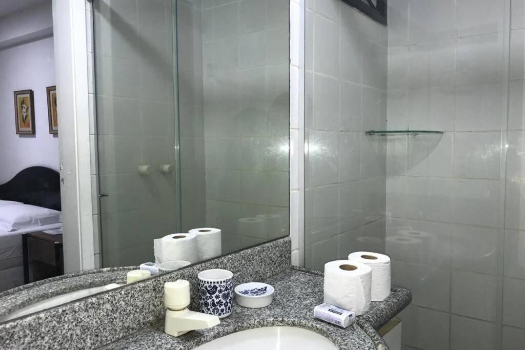 포르탈레자 13 Flat Beira Mar Com Energia, Vaga, 3 Camas, Wi-Fi E Ar 아파트 외부 사진