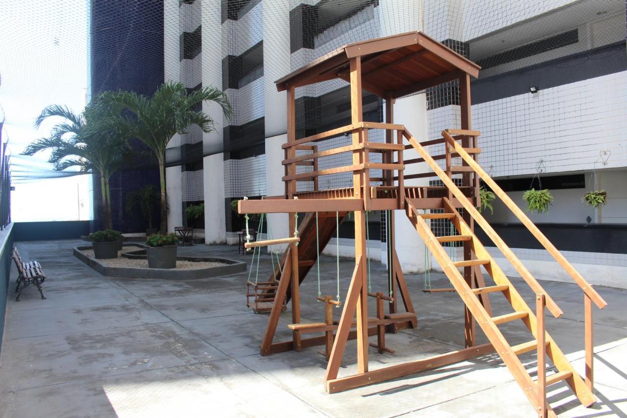 포르탈레자 13 Flat Beira Mar Com Energia, Vaga, 3 Camas, Wi-Fi E Ar 아파트 외부 사진